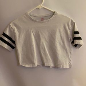 H & M kids white crop top